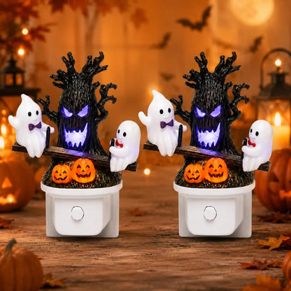 Animated Ghost Seesaw Plug-In Night Light