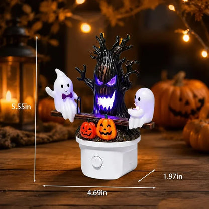 Animated Ghost Seesaw Plug-In Night Light
